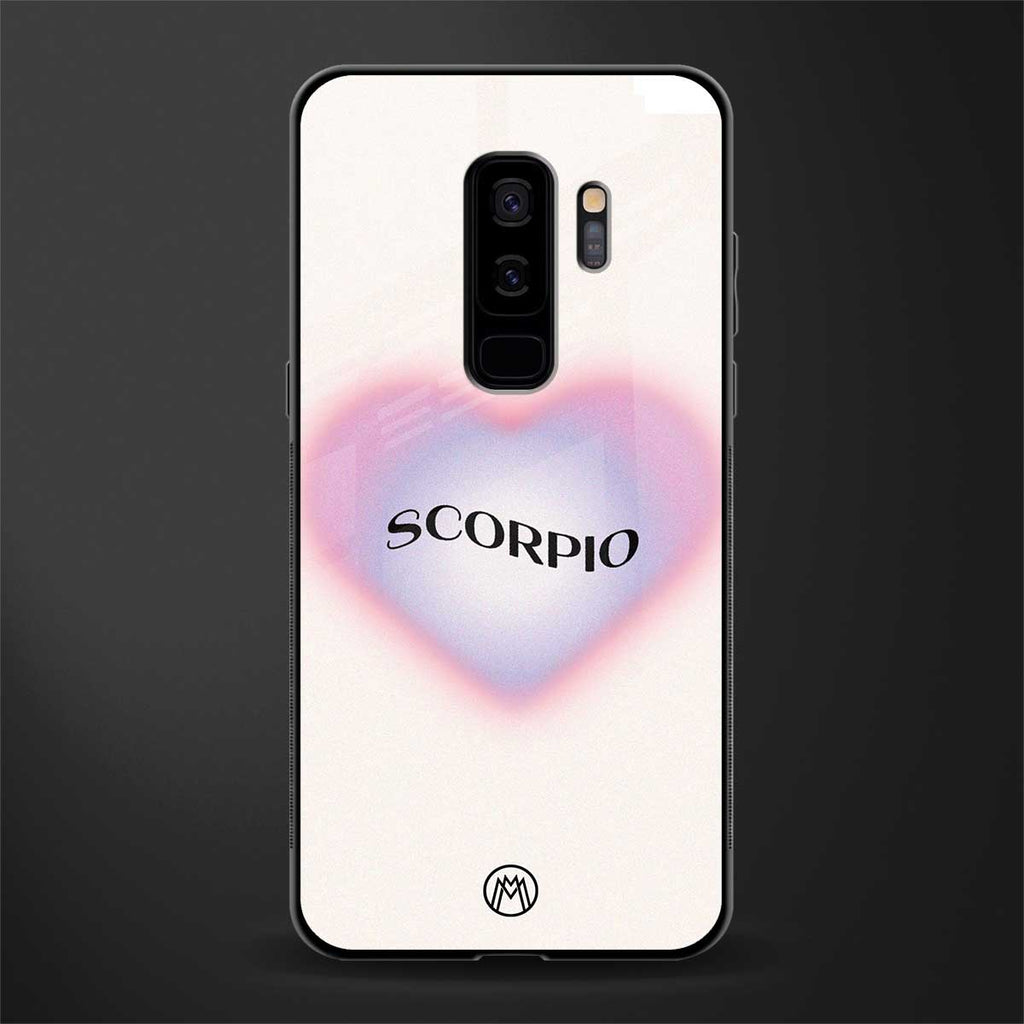 scorpio minimalistic glass case for samsung galaxy s9 plus image