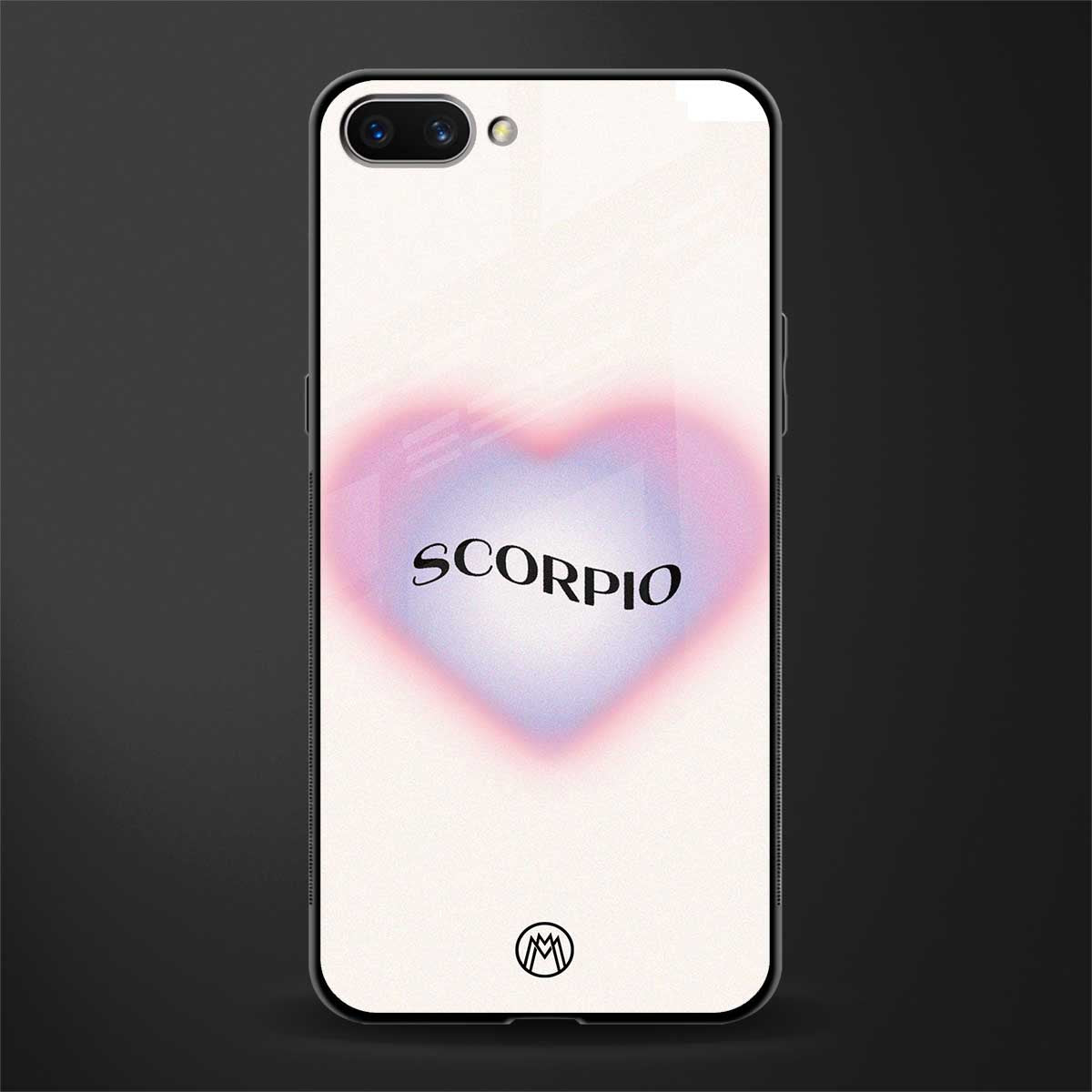 scorpio minimalistic glass case for realme c1 image