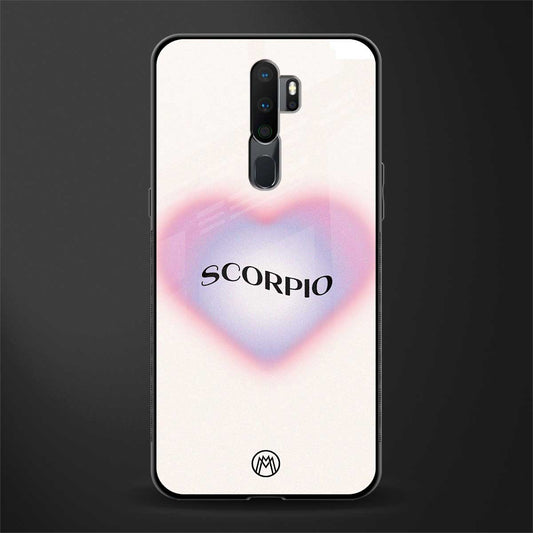 scorpio minimalistic glass case for oppo a9 2020 image