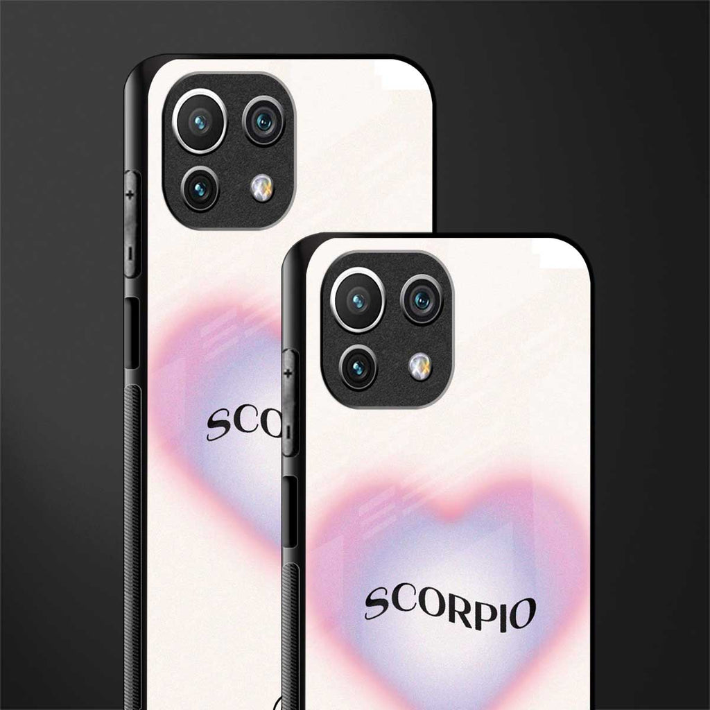 scorpio minimalistic glass case for mi 11 lite image-2