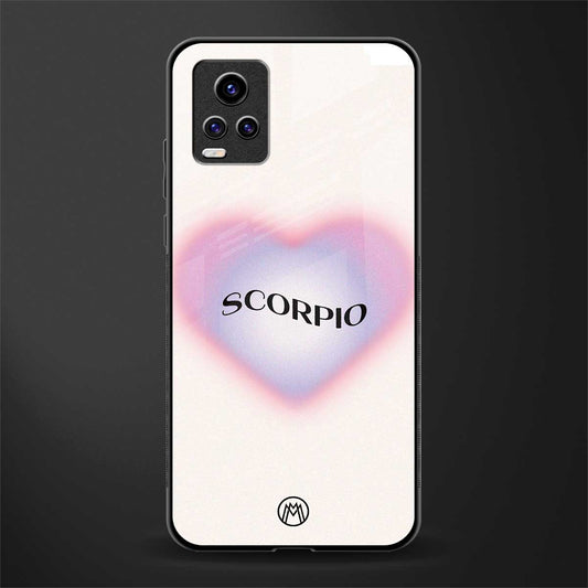 scorpio minimalistic back phone cover | glass case for vivo y73