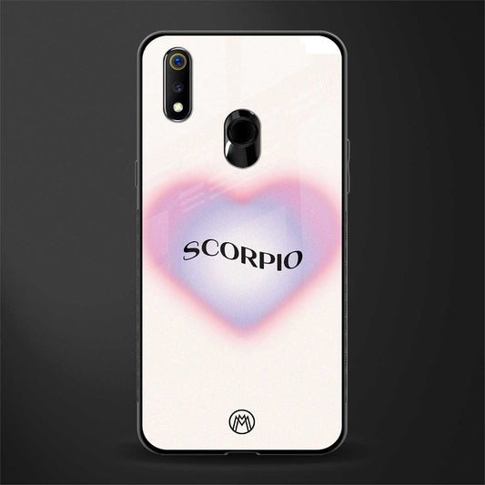 scorpio minimalistic glass case for realme 3i image
