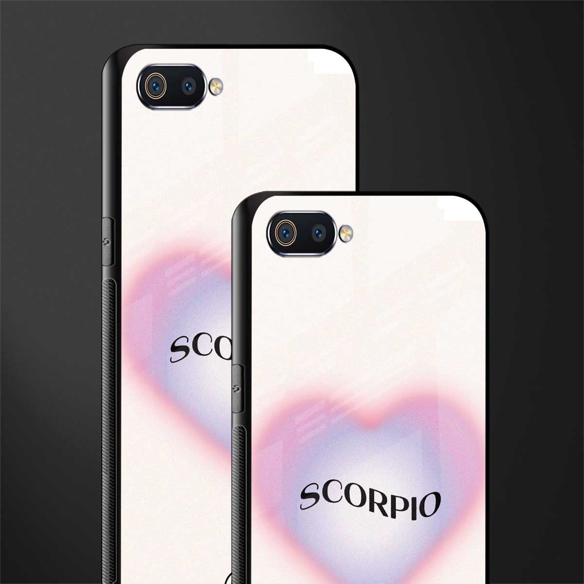 scorpio minimalistic glass case for realme c2 image-2