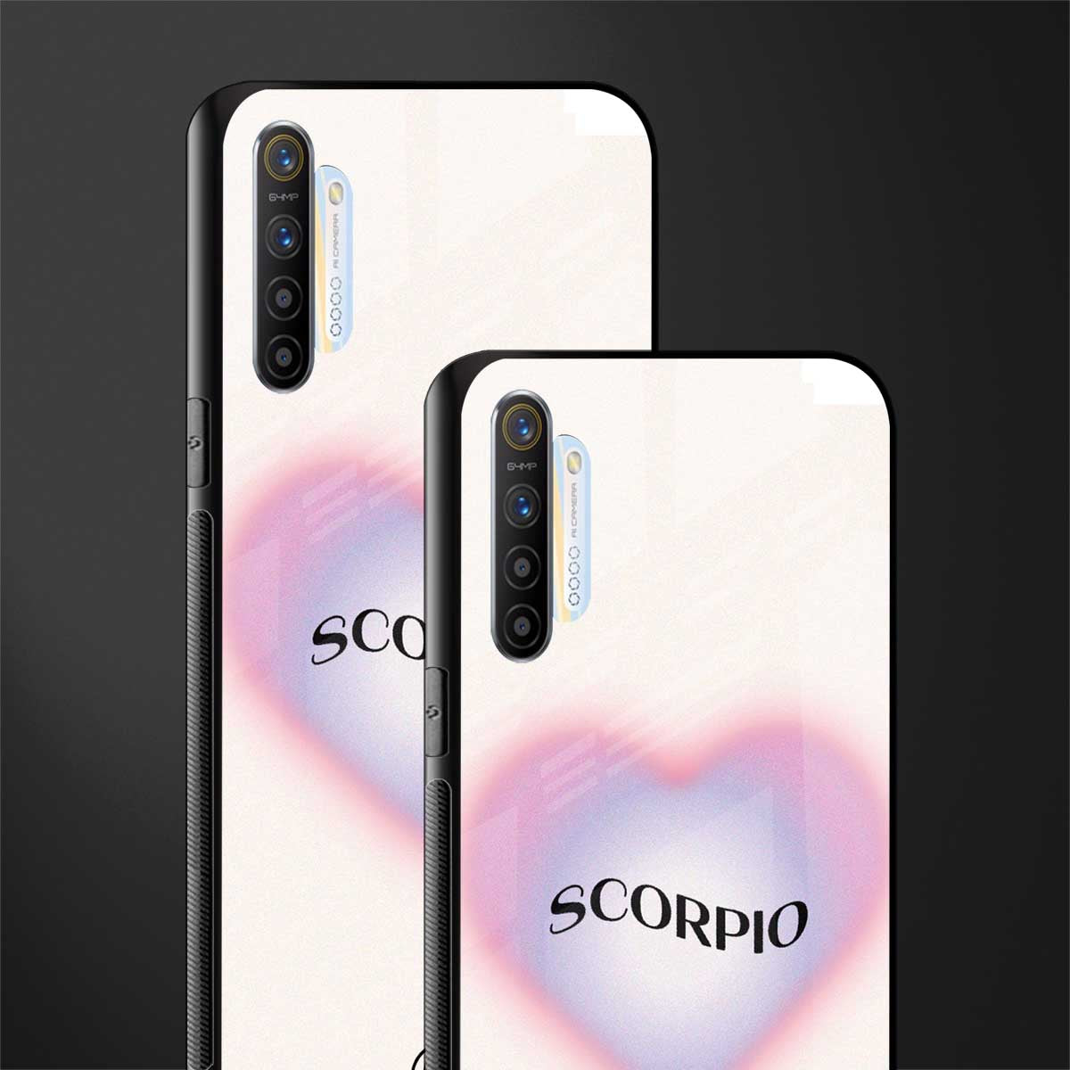 scorpio minimalistic glass case for realme xt image-2