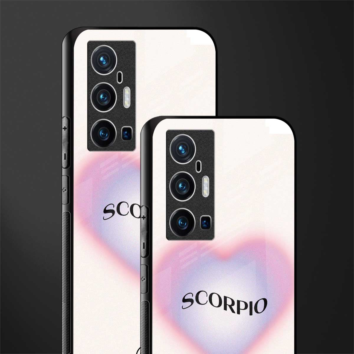 scorpio minimalistic glass case for vivo x70 pro plus image-2