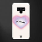 scorpio minimalistic glass case for samsung galaxy note 9 image