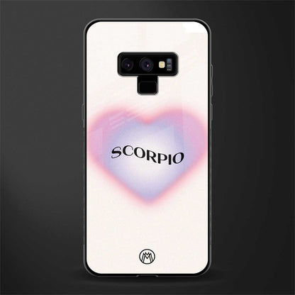 scorpio minimalistic glass case for samsung galaxy note 9 image