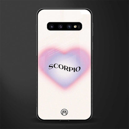 scorpio minimalistic glass case for samsung galaxy s10 plus image