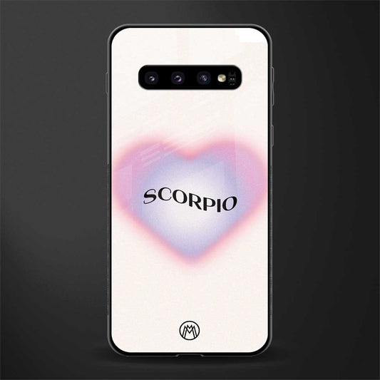 scorpio minimalistic glass case for samsung galaxy s10 plus image