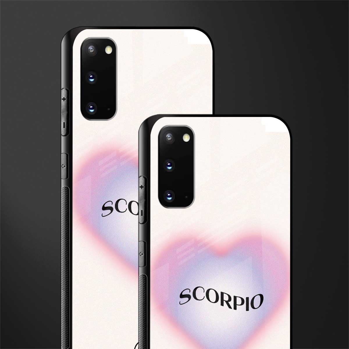 scorpio minimalistic glass case for samsung galaxy s20 image-2