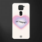 scorpio minimalistic glass case for redmi note 9 image