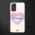 scorpio minimalistic glass case for redmi note 11s image