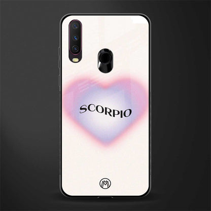 scorpio minimalistic glass case for vivo y15 image