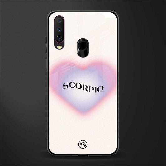 scorpio minimalistic glass case for vivo y17 image
