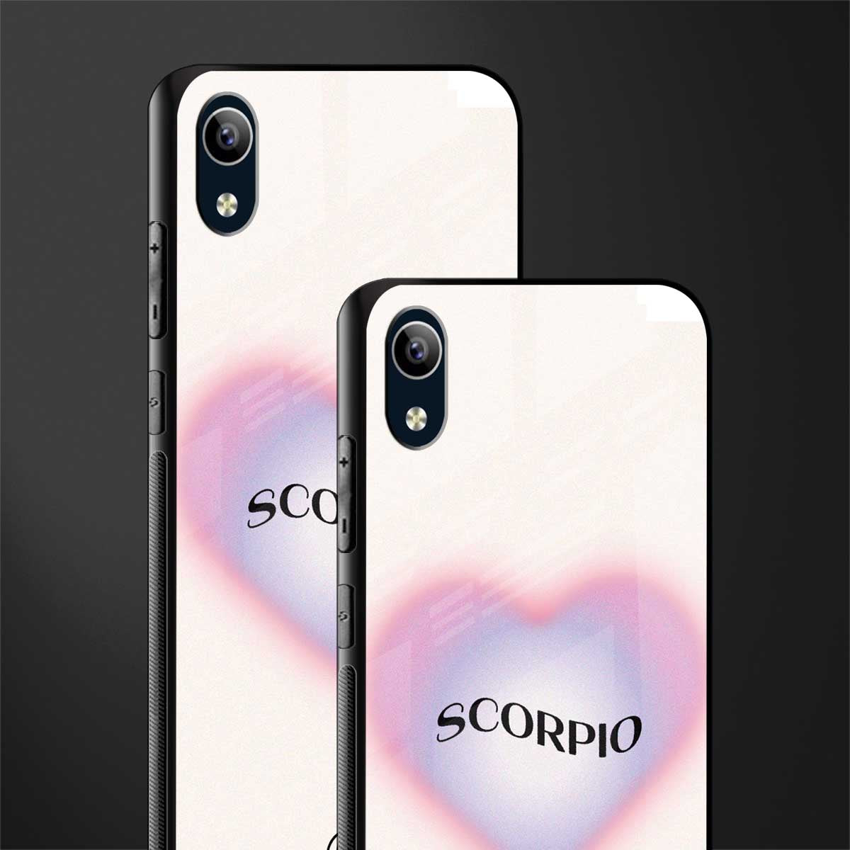 scorpio minimalistic glass case for vivo y90 image-2