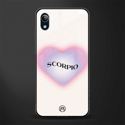 scorpio minimalistic glass case for vivo y90 image