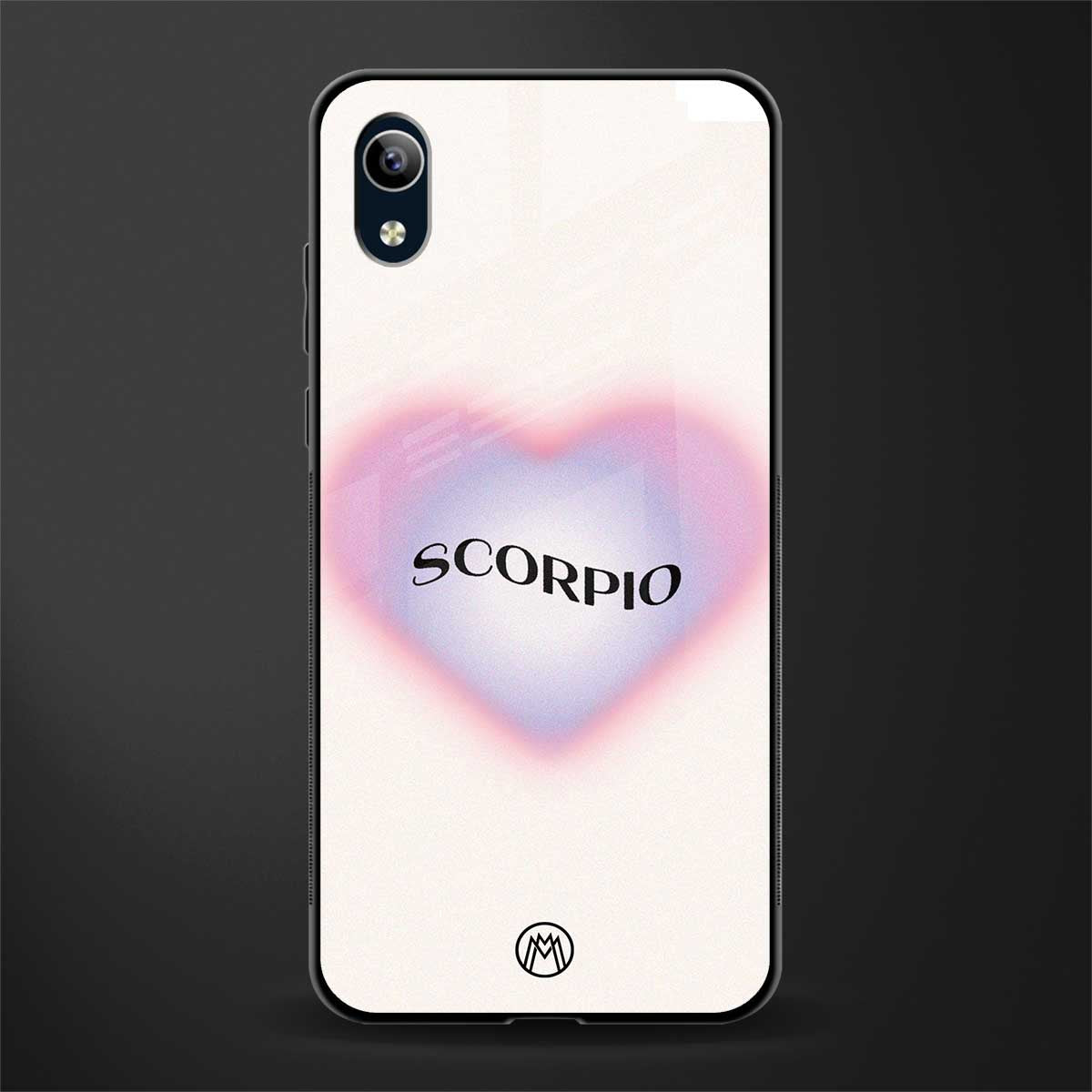 scorpio minimalistic glass case for vivo y91i image