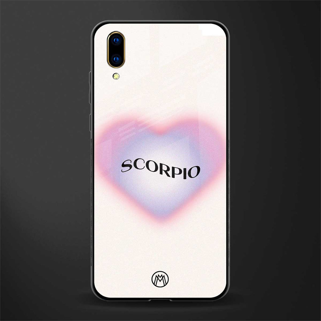 scorpio minimalistic glass case for vivo v11 pro image