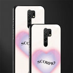scorpio minimalistic glass case for redmi 9 prime image-2