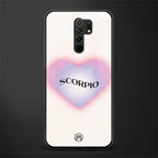 scorpio minimalistic glass case for redmi 9 prime image