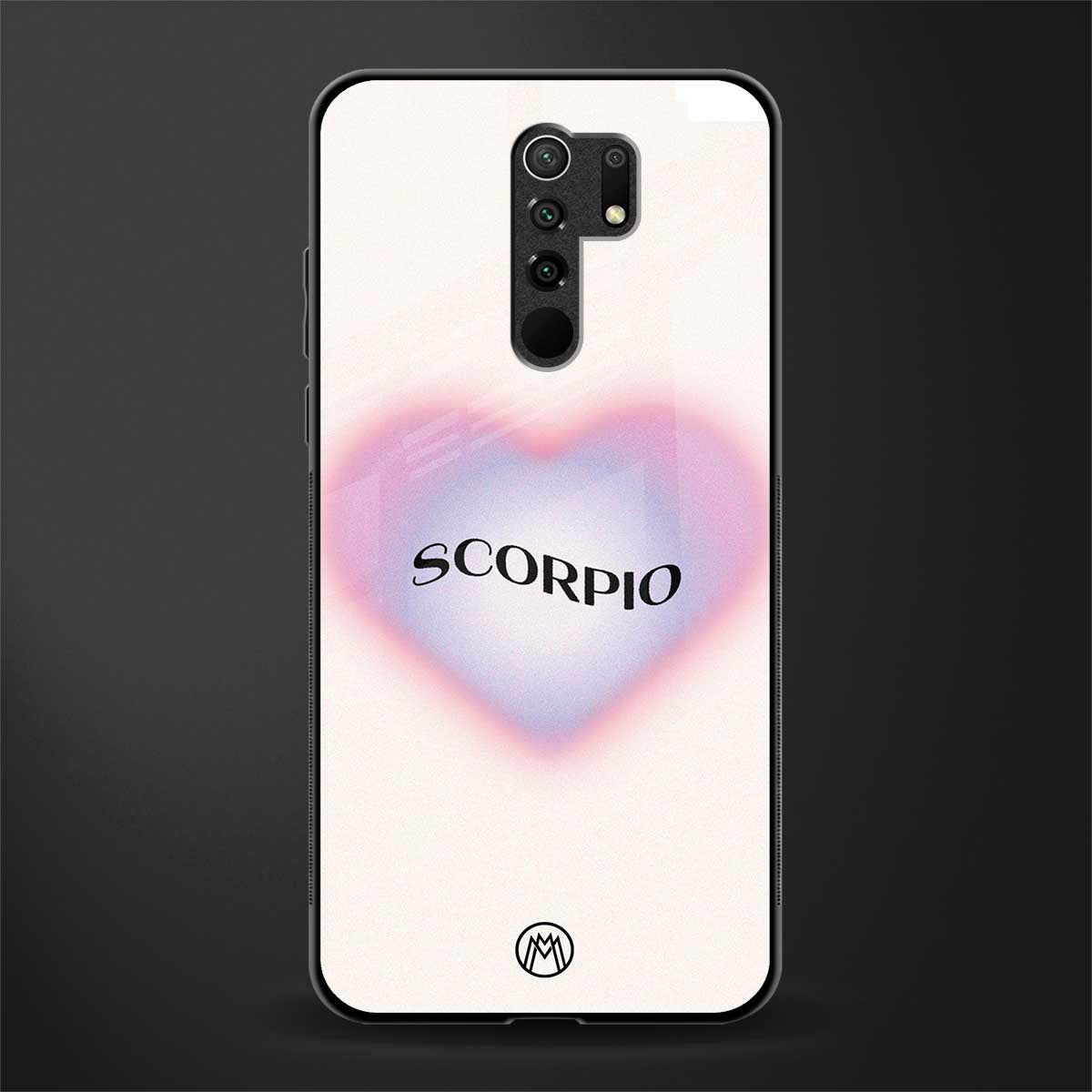 scorpio minimalistic glass case for poco m2 image