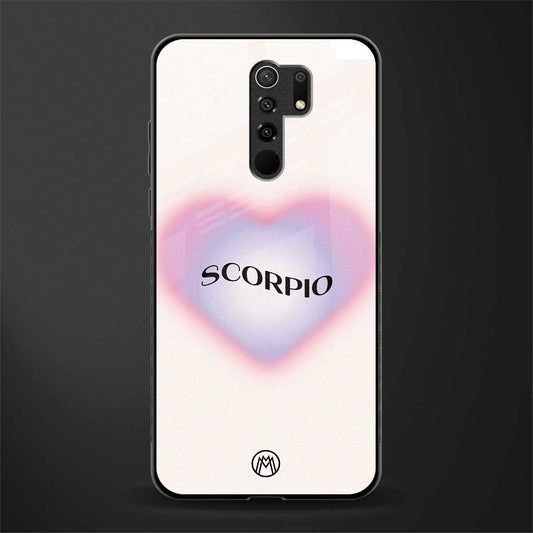 scorpio minimalistic glass case for poco m2 reloaded image
