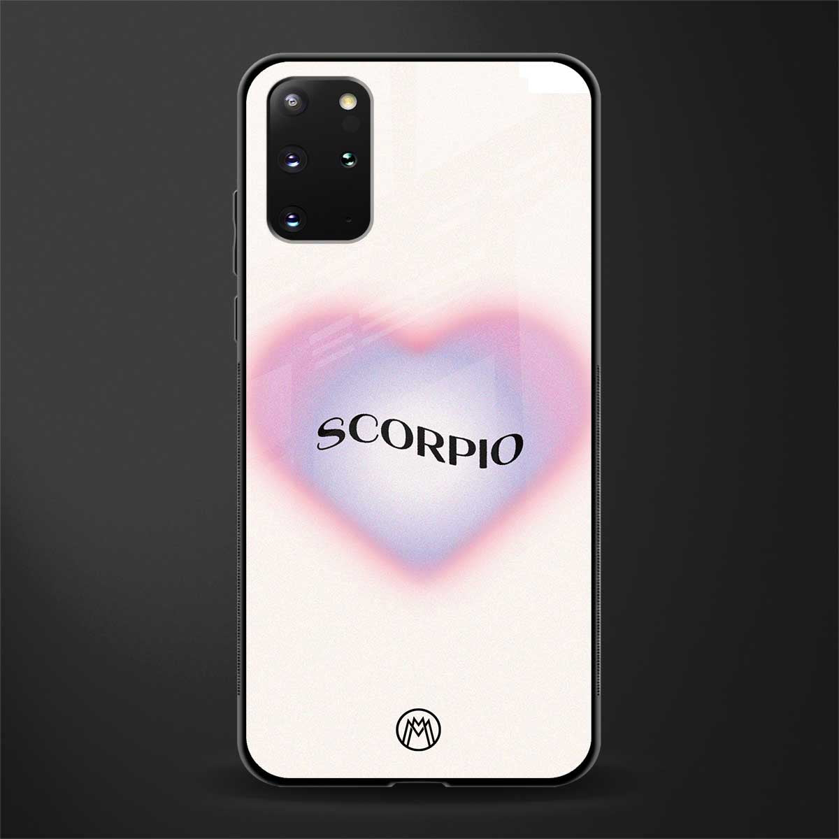scorpio minimalistic glass case for samsung galaxy s20 plus image