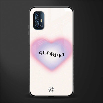 scorpio minimalistic glass case for vivo v17 image