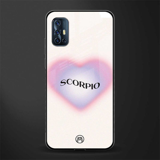 scorpio minimalistic glass case for vivo v17 image