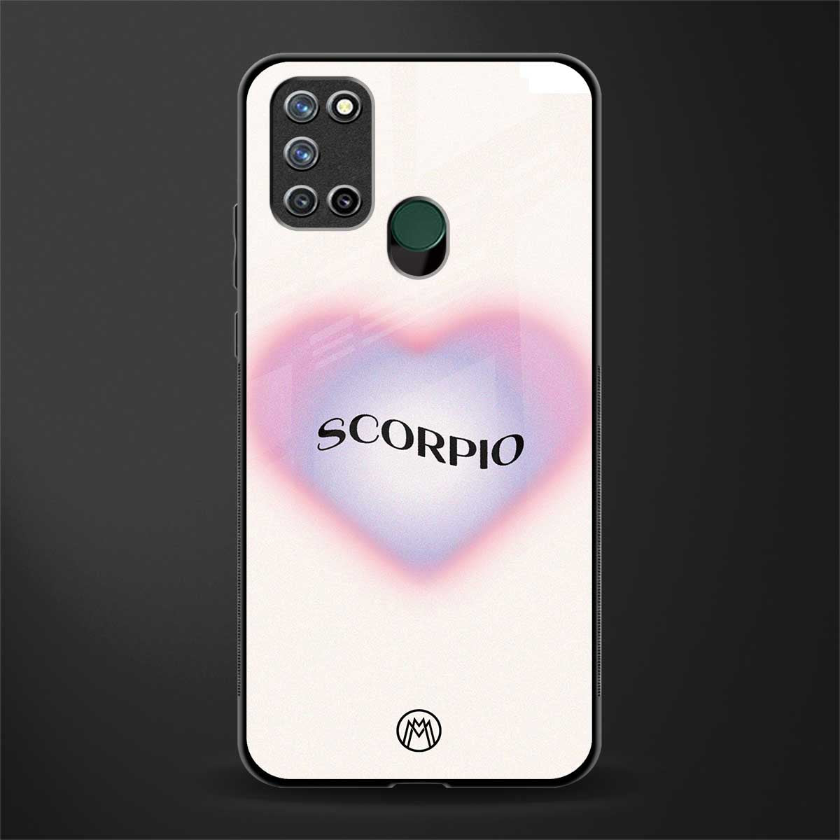 scorpio minimalistic glass case for realme 7i image