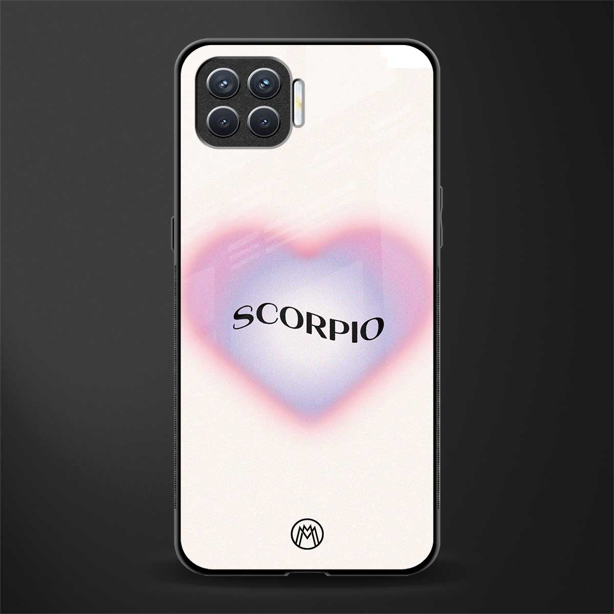 scorpio minimalistic glass case for oppo f17 pro image