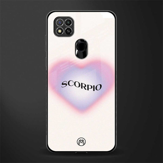 scorpio minimalistic glass case for redmi 9c image