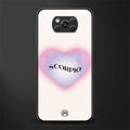 scorpio minimalistic glass case for poco x3 image