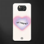 scorpio minimalistic glass case for poco x3 pro image