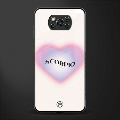 scorpio minimalistic glass case for poco x3 pro image