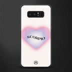 scorpio minimalistic glass case for samsung galaxy note 8 image