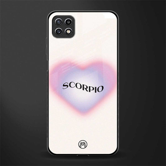 scorpio minimalistic glass case for samsung galaxy a22 5g image
