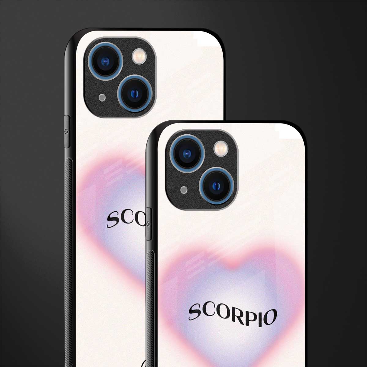 scorpio minimalistic glass case for iphone 13 mini image-2