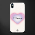 scorpio minimalistic glass case for iphone xs max image