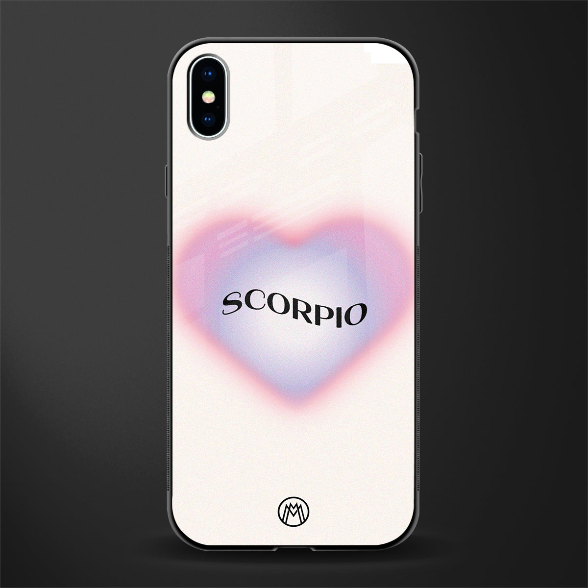 scorpio minimalistic glass case for iphone xs max image