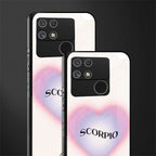 scorpio minimalistic back phone cover | glass case for realme narzo 50a