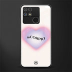 scorpio minimalistic back phone cover | glass case for realme narzo 50a