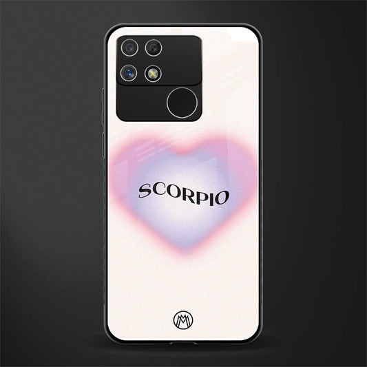 scorpio minimalistic back phone cover | glass case for realme narzo 50a