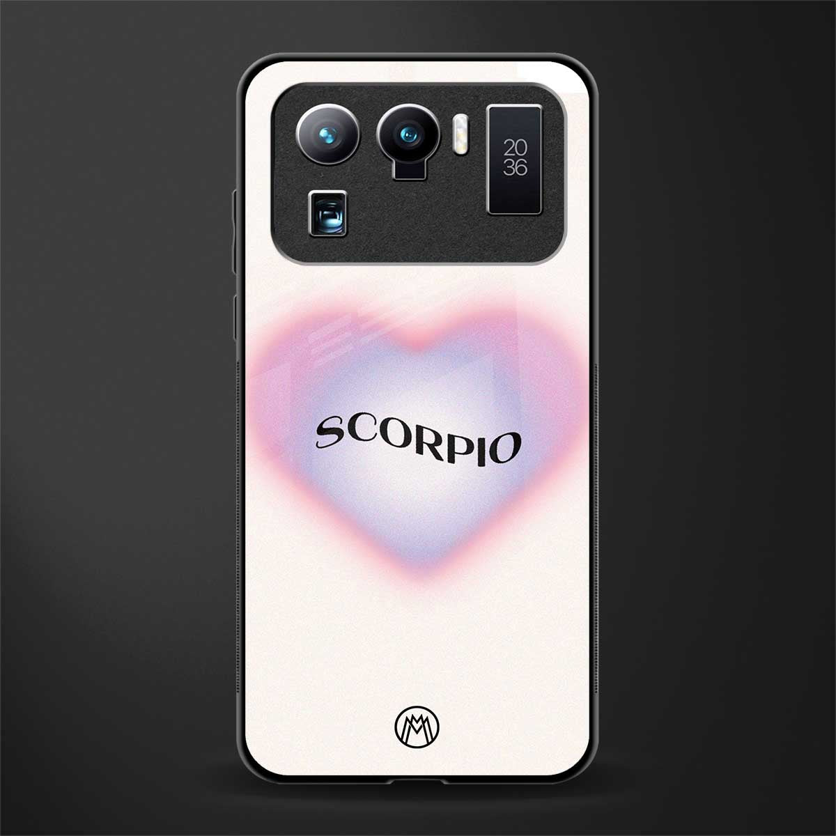 scorpio minimalistic glass case for mi 11 ultra 5g image