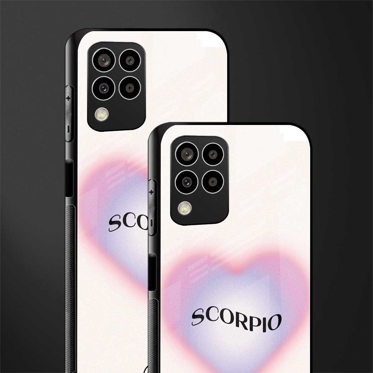scorpio minimalistic back phone cover | glass case for samsung galaxy m33 5g
