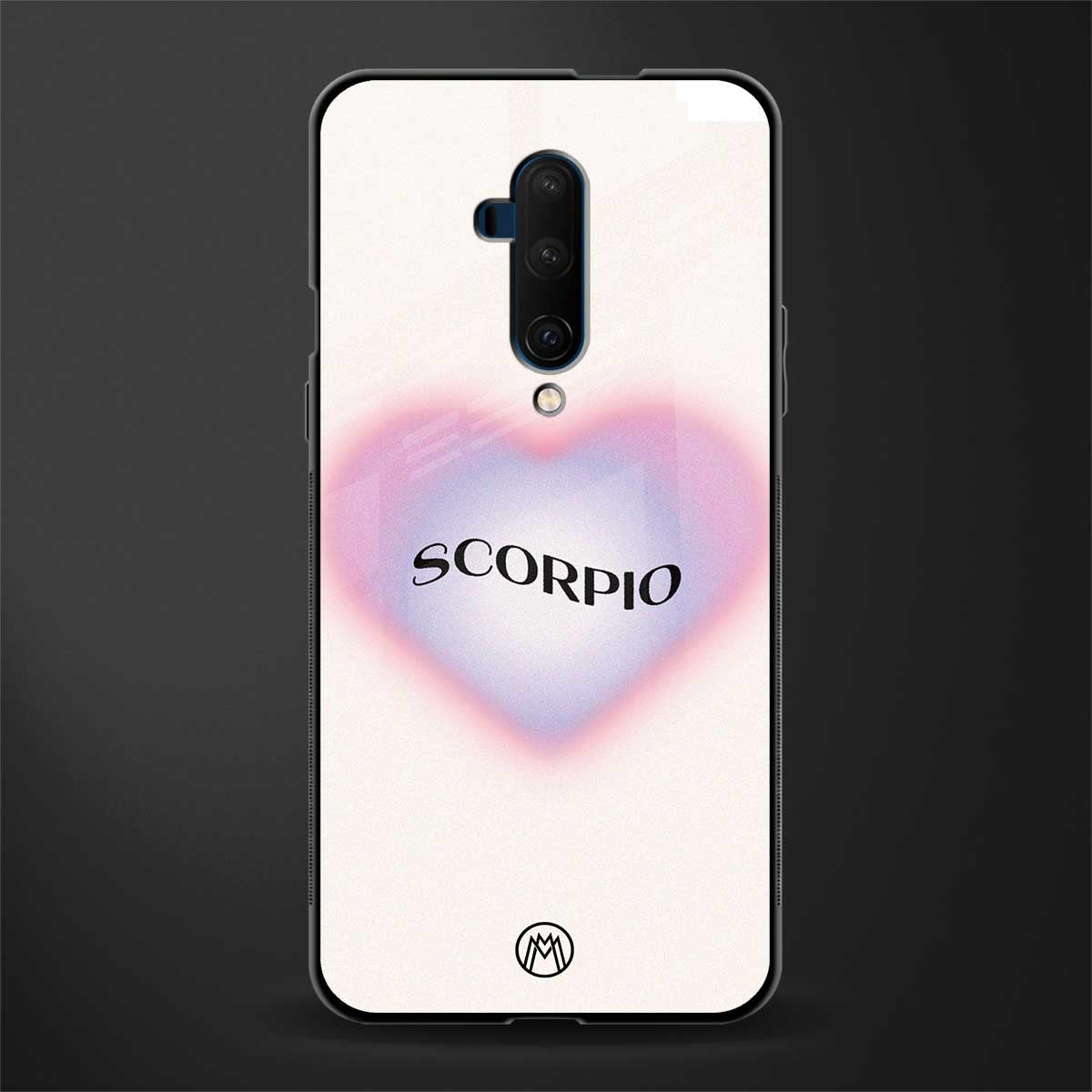 scorpio minimalistic glass case for oneplus 7t pro image