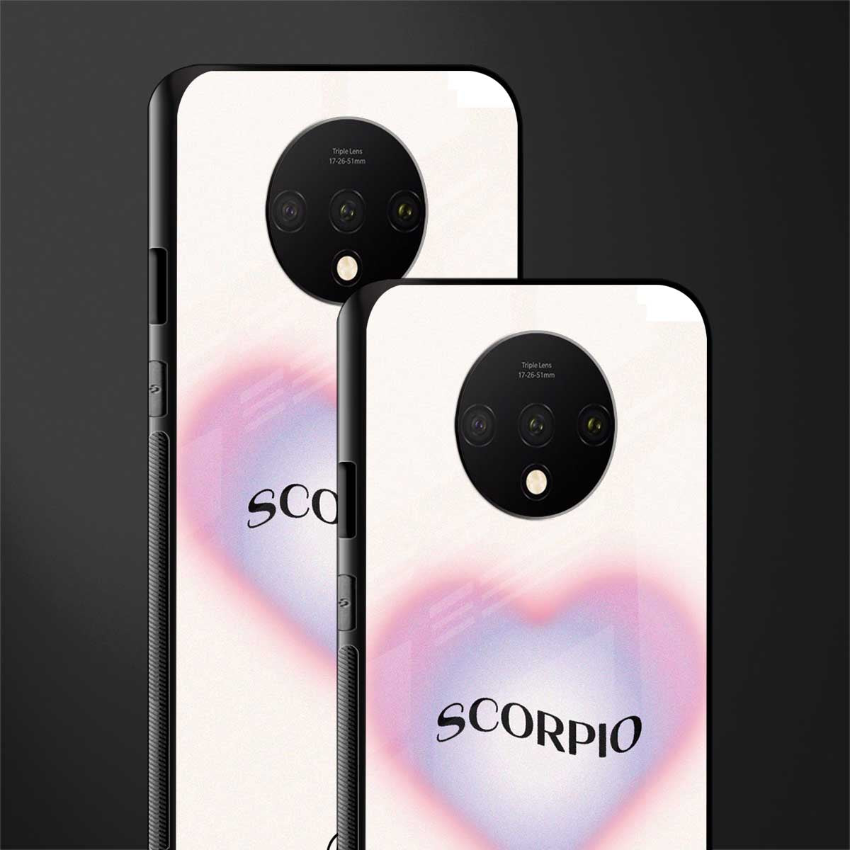 scorpio minimalistic glass case for oneplus 7t image-2