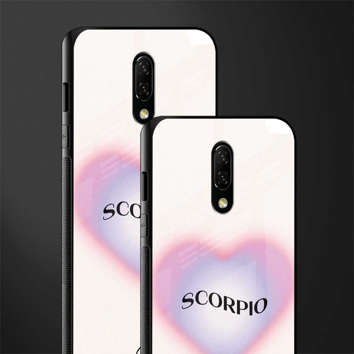 scorpio minimalistic glass case for oneplus 7 image-2