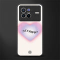 scorpio minimalistic glass case for vivo x80 image