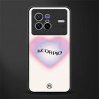 scorpio minimalistic glass case for vivo x80 image